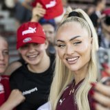 Alisha Lehmann et ses équipières espèrent faire vibrer tout un pays KEYSTONE/ALESSANDRO DELLA VALLE